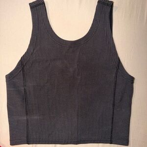 lululemon athletica Charcoal Ribbed Tank Top